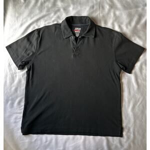 Izod Perform Basix Black Polo - Men's Large - UPF 15 - Excellent Condition
